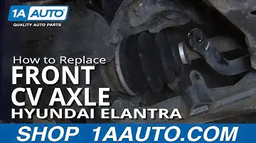 How to Replace Front CV Axle 01-06 Hyundai Elantra