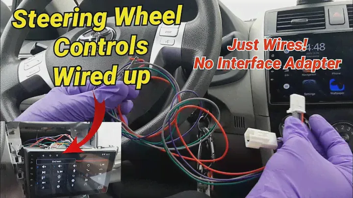 Corolla gets Steering Wheel Controls ( Part2) | Spiral Cable Wiring to Aftermarket Radio| 2009-2011