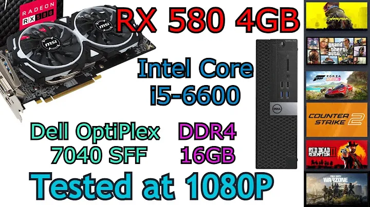 RX 580 4GB + i5-6600 | 6 Games tested at 1080P (2024)