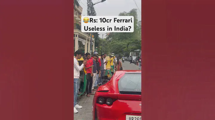 Crazy crowd reaction| Ferrari 812 Superfast in India! #supercar