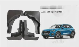 Брызговики Audi Q3, с пакетом S-line, комплект 4шт, в стиле OEM