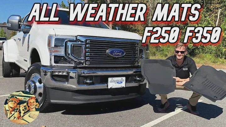 BEST ALL WEATHER FLOOR MATS: 2022 FORD F250 & F350- Review + Install in Crew Cab Super Duty Truck