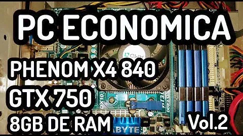 AMD PHENOM II X4 840 ,NVIDIA GTX 750 1gb ,8GB DE RAM / PC GAMER DE BAJO COSTO , PARA JUGAR A 720p
