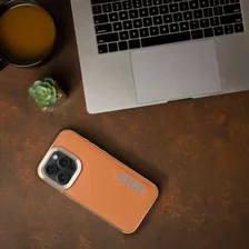 OEM Futerał MILANO do IPHONE 12 / 12 Pro brązowy