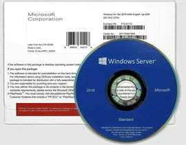 Windows Server 2019 Standard 64-bit OEM DVD 16 Core | License Key | Brand New Sealed Package | AUS STOCK [P73-07788]