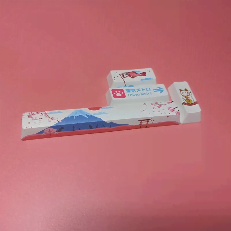 🛍 OEM PBT профиль клавиатуры 5-сторонняя Сублимация 4-клавишный Космос аксессуары для механической клавиатуры переключатель ввод Кнопка партия из 4-1