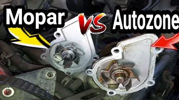 Should you spend the extra money to get OEM Mopar Parts? Signs your water pump going bad Overheating