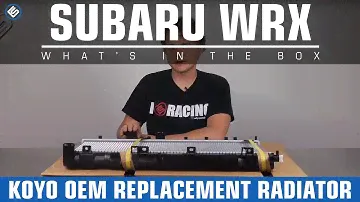 OEM-замена радиатора Koyo — модели Subaru (что в коробке?)