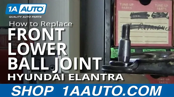How To Replace Front Lower Ball Joint 01-06 Hyundai Elantra
