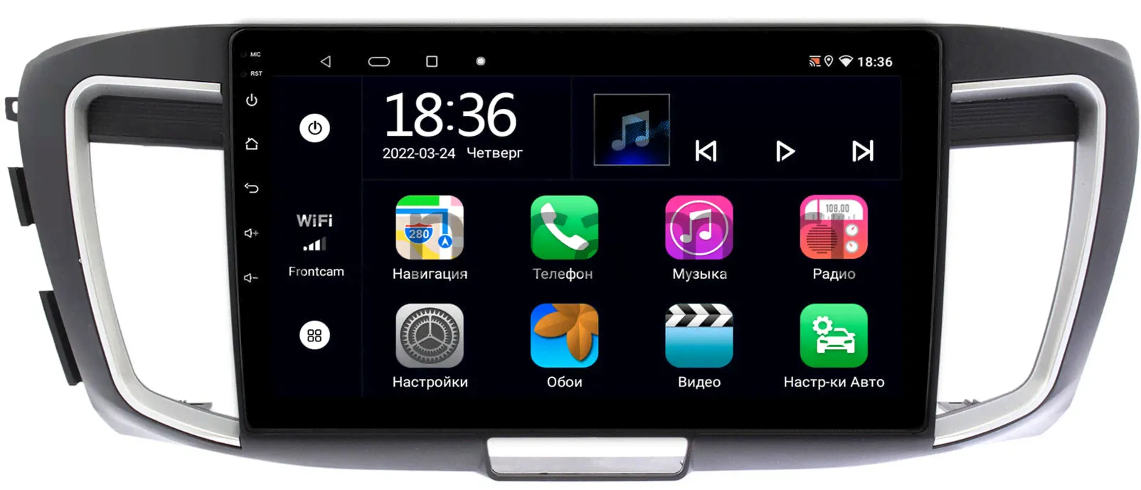 Штатная магнитола Honda Accord 9 (2012-2019) OEM MT10-1156 2/32 на Android 10 CarPlay