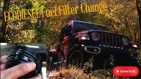 Changing The Fuel Filter On My 2021 ECO DIESEL Gladiator