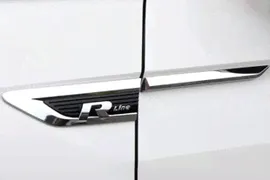 Хромированные накладки на крыло и дверь R-Line OEM-Tuning для Volkswagen Tiguan 2016-2020, Volkswagen Tiguan FL 2020- || фольксваген тигуан → SKU: 72497