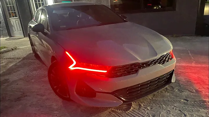 2021 Kia K5 how to custom flow series headlights by KG Installs