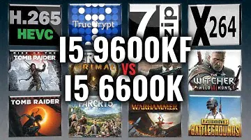 Intel i5 9600KF vs i5 6600K Benchmarks | Test Review | Comparison | Gaming | 13 Tests