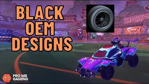 Best Black OEM Designs in Rocket League