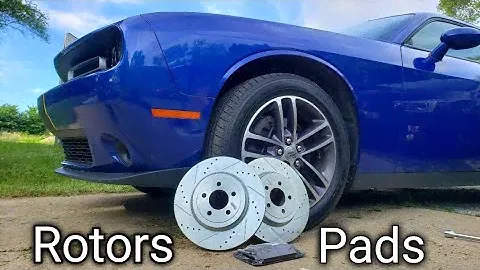 15-22 Dodge Challenger Front Pads & Rotors Replacement