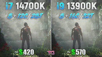 Core i9 13900K vs Core i7 14700K - Test in 8 Games
