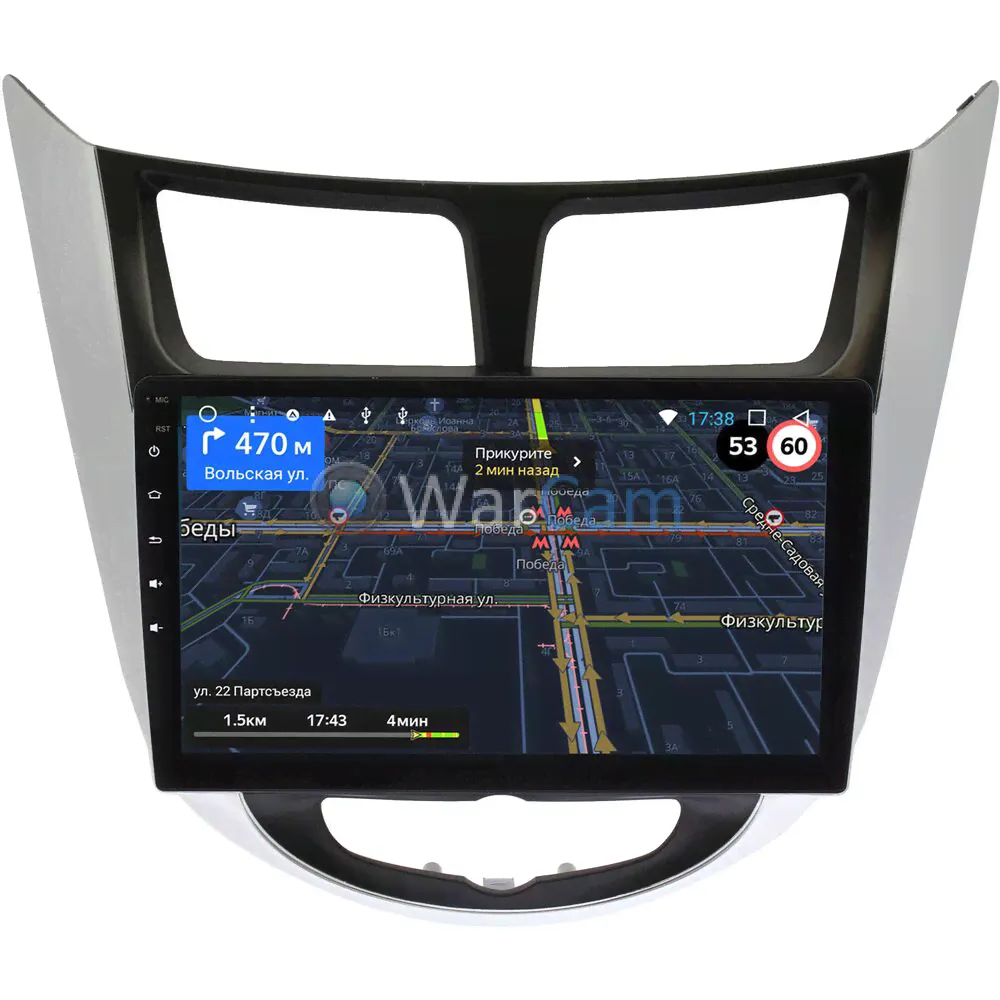 Штатная магнитола OEM GT9-9027 для Hyundai Solaris I 2011-2017 2/16 Android 10