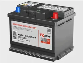 Аккумулятор RDrive OEM (KE241-61D00-NY NISSAN) 60Ah О.П 600A