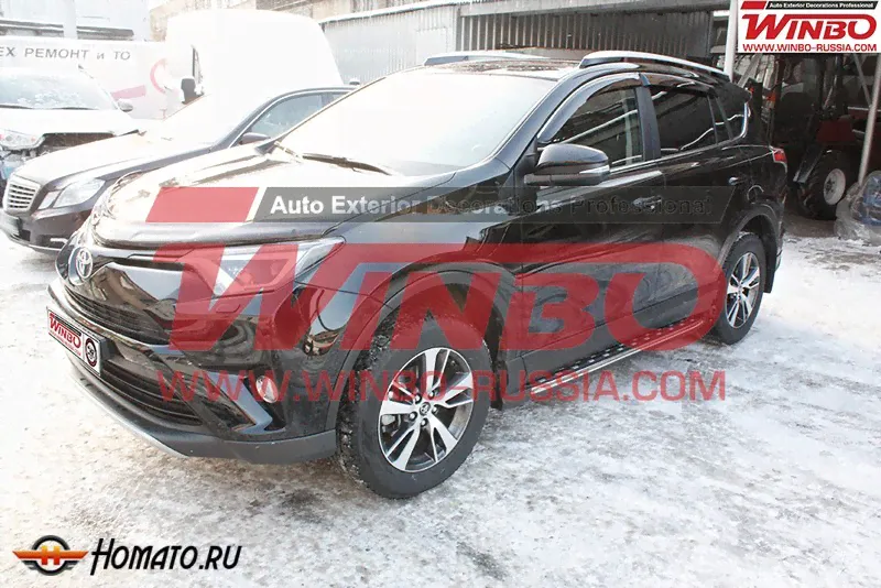 Пороги OEM-style на Toyota RAV4 2015+