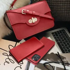 OEM Kabura SMART PRO Book skórzana do SAMSUNG A25 5G bordowy
