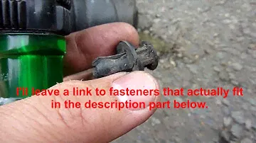 How to Take Off the Large Plastic Front UnderTray on a MK8 Honda Civic 2006 2011