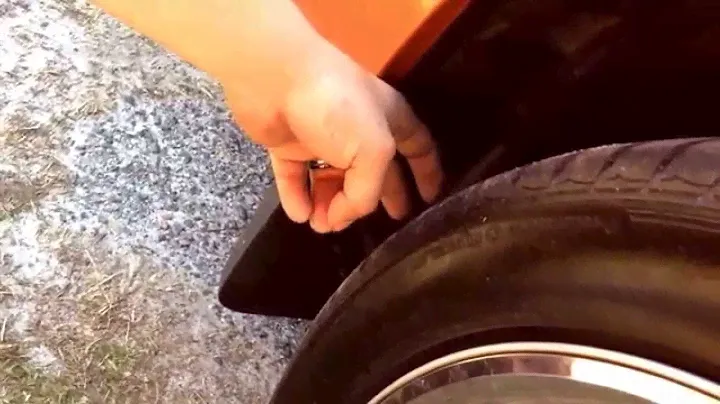 How-to / installing OEM MOPAR Molded Mud Flaps on a  Challenger