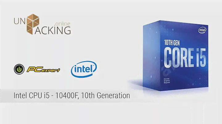 UnBoxing Intel CPU i5, 10400F, 10th Gen