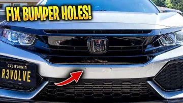 How To FIX License Plate Holes!