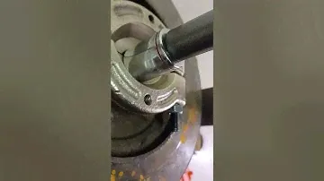 Removing front  wheel hub assembly from rotor.  1995 Isuzu Rodeo 3.2l