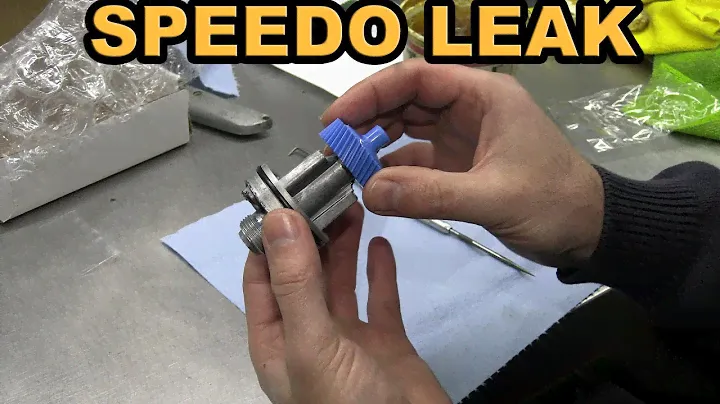 How To Fix a Speedometer Gear Leak