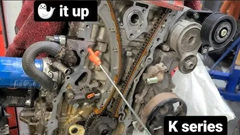R X K 8 ATE : How To Seal a K series Timing Cover with gasket maker rtv silicone