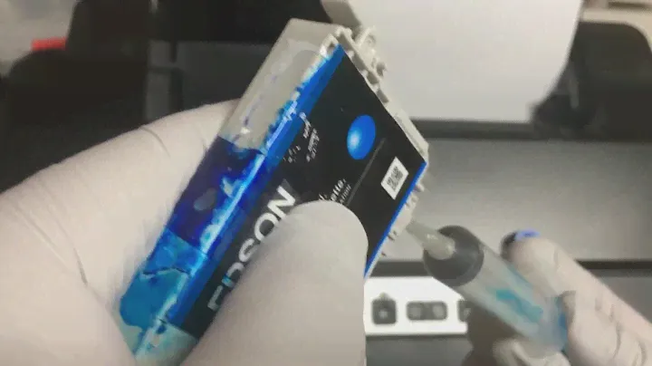 Epson Artisan 1430: заправка оригинального картриджа, сброс ми