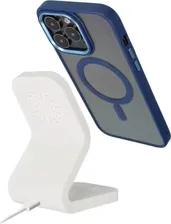 OEM Futerał COLOR EDGE MAG COVER kompatybilny z MagSafe do IPHONE 15 Pro niebieski