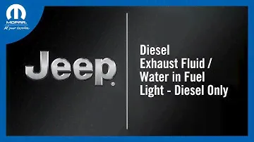 Diesel Exhaust Fluid & Water In Fuel Warning Light | How To | 2023 Jeep Wrangler/Gladiator