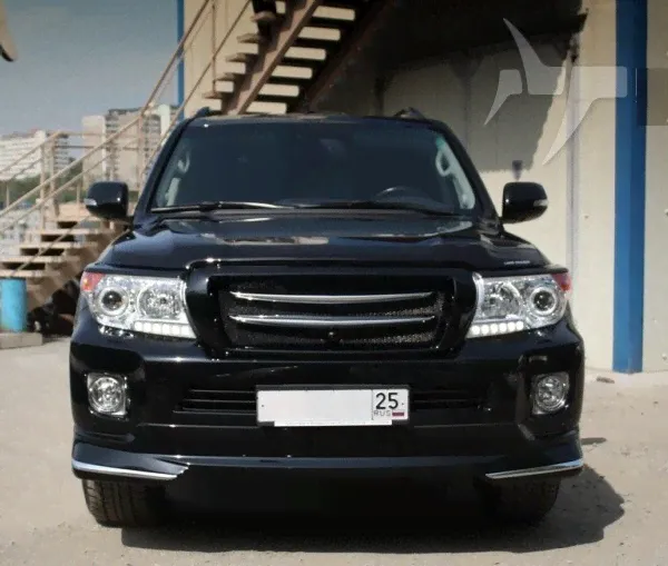 Комплект аэродинамический Toyota LC 200 2012-15 черный (OEM Style)-3
