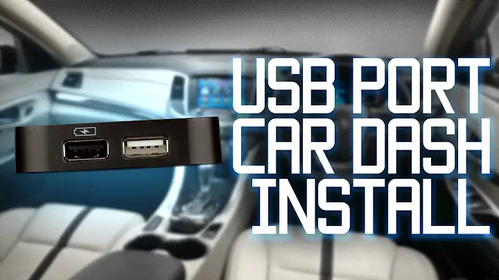 USB Port installed in car dash