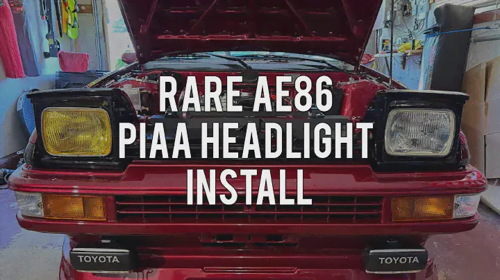 PIAA Yellow Headlight Casings for an AE86 - Ep. 22