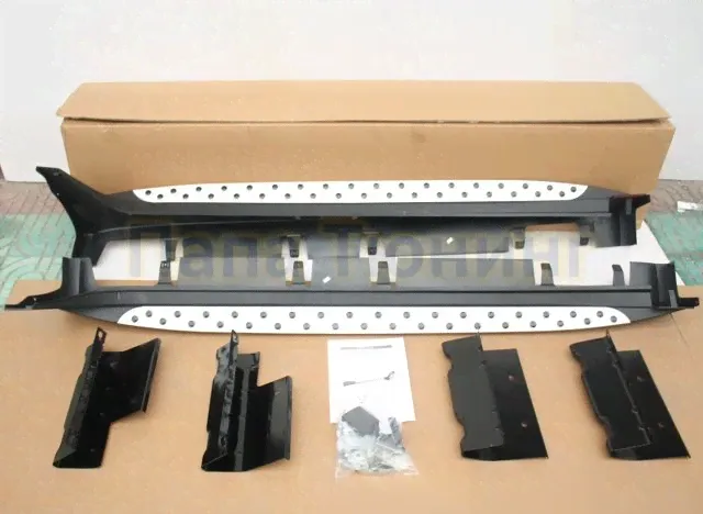 Пороги алюминиевые BMW Style OEM Tuning для Hyundai ix35 2010-2015-4