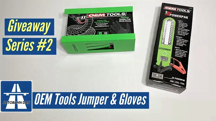 OEM Tools Emergency Jumper, Gloves, and Glove Holder Giveaway Series #2