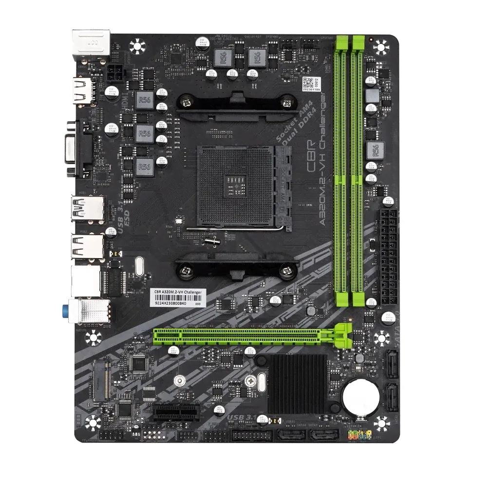 CBR A320M.2-VH Challenger OEM {Socket AM4 2*DDR4 mATX VGA+HDMI 1*PCIEx16 1*PCIEx1 1*M.2 4*SATA3
