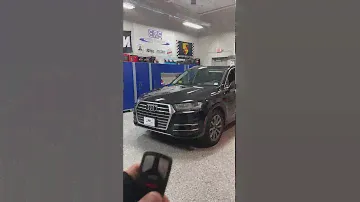 2019 Audi Q7 Oem Integrated remote start Compustar Idatalink