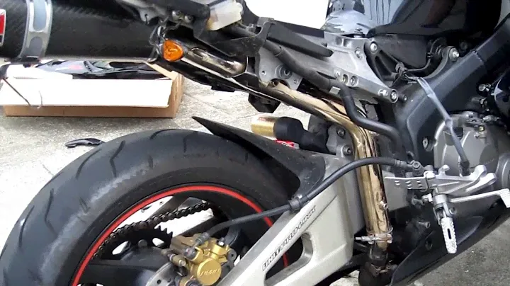 DIY: How to install an exhaust on a Honda CBR 600RR