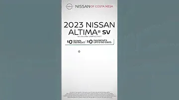 2023 Nissan Altima