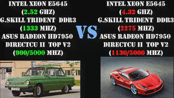 Full OC vs No OC(E5645,HD7950) in GTA V, CRYSIS 3
