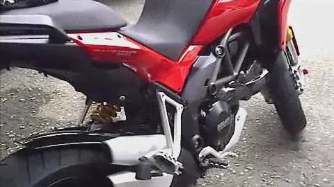 Ducati Multistrada 1200 stock / standard (OEM) exhaust system