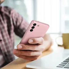 OEM Futerał METALLIC do SAMSUNG A05S różowy