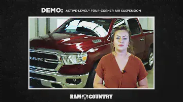 The 2019 Ram 1500 Four Corner Suspension