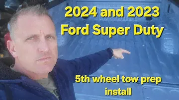 2024 Ford Super Duty Factory 5th wheel tow prep install....F-250 and F-350...YOU CAN DO IT!