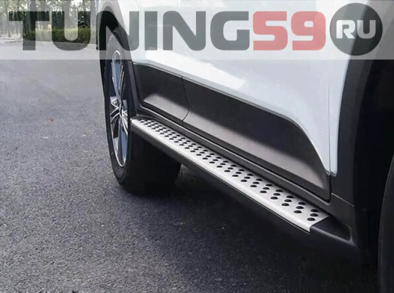 Пороги OEM "BMW style" для Hyundai Creta